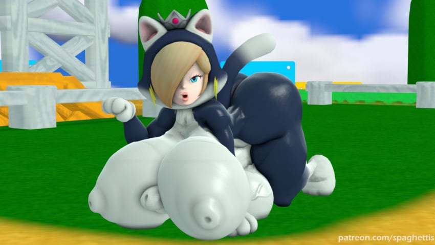 1futa 3d 3d_(artwork) big_ass big_breasts big_penis cat_rosalina female futa_only futanari huge_ass huge_breasts huge_cock mario_(series) naked nintendo nude paizuri penis princess_rosalina self_paizuri solo spaghettis_(artist) super_mario_3d_world tagme