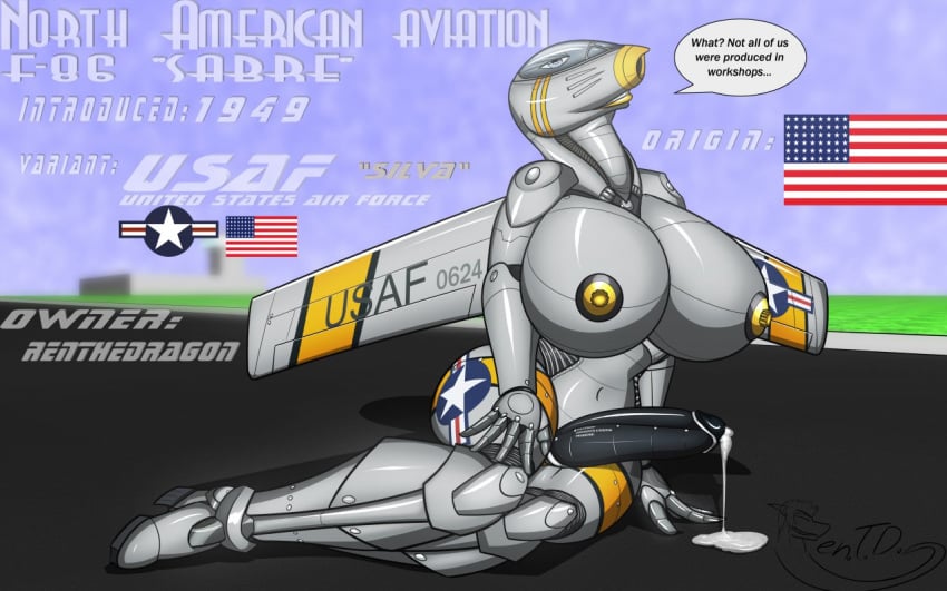 1futa 2013 aeromorph aircraft airplane anthro big_penis breasts completely_nude cum dickgirl f-86_sabre futa_only futanari huge_breasts intersex jet living_machine looking_at_viewer nude nude_futanari original penis renthedragon silva_(renthedragon) solo thick_thighs voluptuous