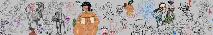 acanthymbos1 alphys alphys_(undertale) artist_name ass big_ass big_breasts big_butt caveman cavern chubby_female clothing collaboration dahlia_(spicyfuse) deltarune dinosaur fcosg female flipline_studios gadzodks girl kim_pine lord_x meat mojo_jojo nude nude_female papa_louie plants_vs_zombies plants_vs_zombies_2:_it's_about_time power_girl pvz quinn_(papa_louie) scott_pilgrim sketch sonic_(series) spicyfuse star_wars susie_(deltarune) thick_thighs undertale yoshi