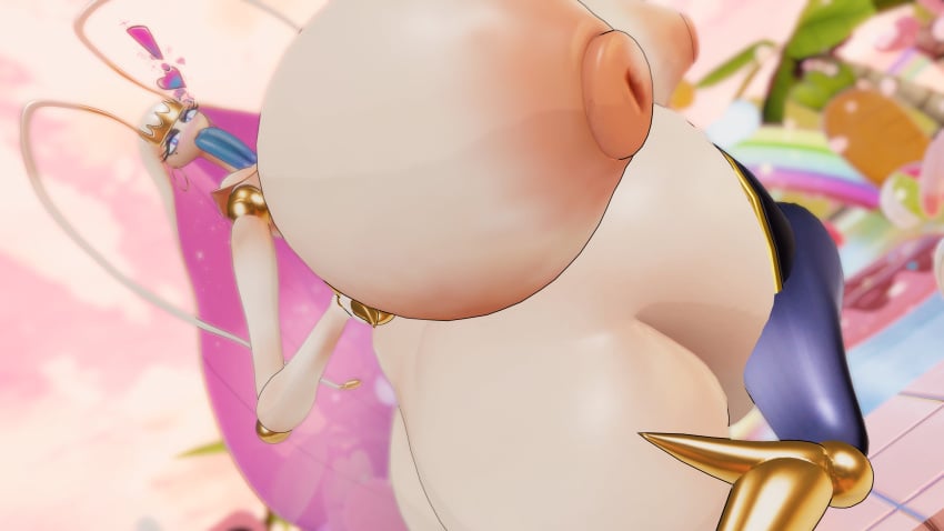 3d big_belly from_side huge huge_ass huge_breasts looking_at_viewer pheromosa pokemon_(species) sloppydragons tagme tongue tongue_out vrchat white_body wide_hips