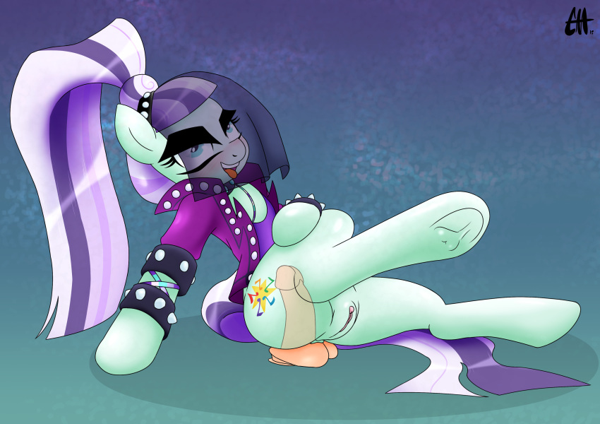 1girls 2015 anal anal_masturbation caliginousmane coloratura_(mlp) countess_coloratura dildo dildo_sitting earth_pony equine female feral friendship_is_magic horse mammal my_little_pony penetration pony pussy rara sex_toy x-ray