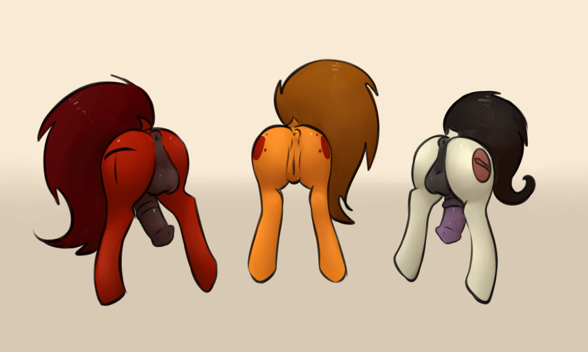 anus ass balls equine female feral group horse male mammal mars_miner marsminer my_little_pony penis pone_keith pony pussy venus_spring