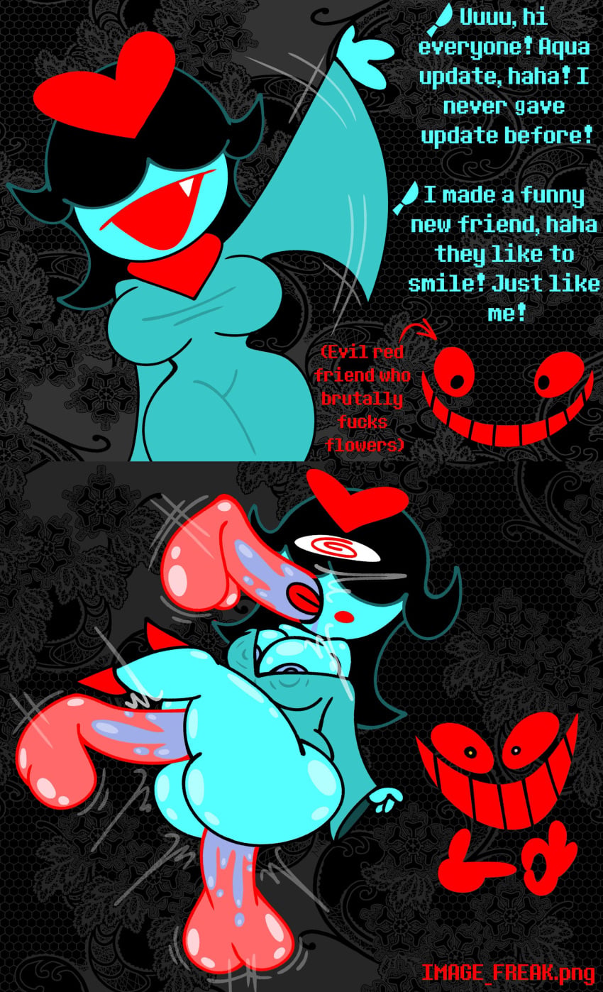 Aqua (Deltarune) Rule 34 Image