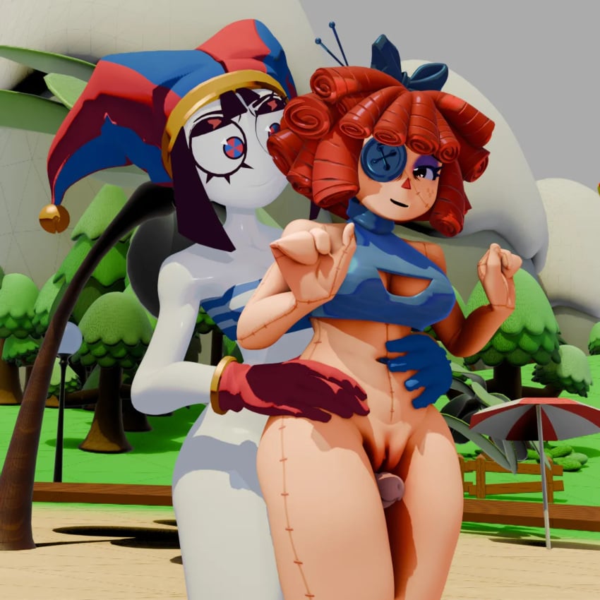 Pomni (Beach Outfit) Rule 34 Image