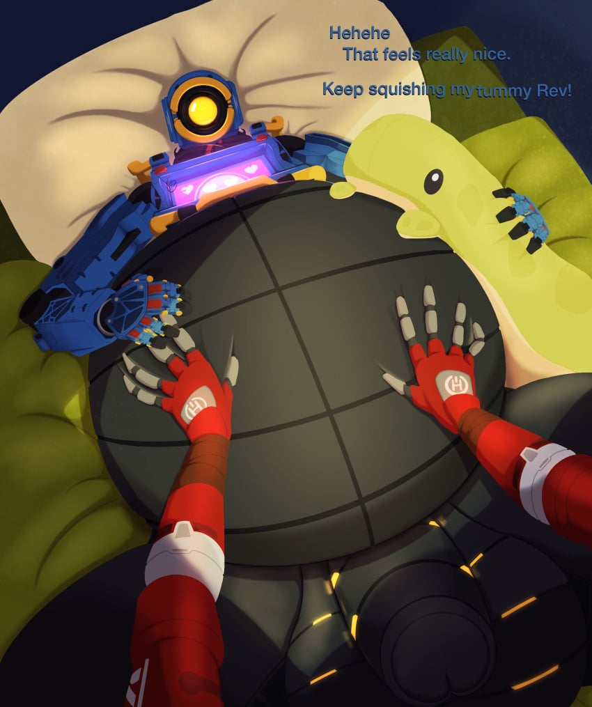 1boy 2boys android ball_gut ballgut belly belly_focus belly_play big_belly big_dick big_gut big_penis erect erect_penis erection fat fat_belly fat_male gay gut huge_belly huge_dick huge_gut huge_penis male male_only robot round_belly solo solo_male squishing_belly