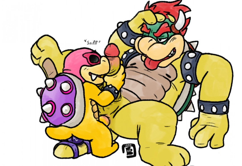 2boys anal animal balls bowser bowserboy101 furry gay koopa koopaling koopalings male male_only mario_(series) multiple_boys nintendo oral penis roy_koopa sex yaoi