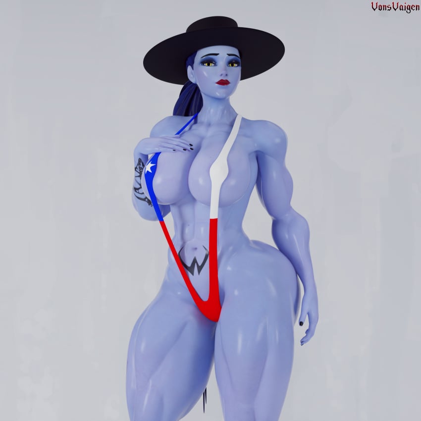 1girls 3d activision amelie_lacroix big_ass big_breasts big_thighs blizzard_entertainment blue-skinned_female blue_body blue_skin breasts bubble_ass bubble_butt bust busty chest curvaceous curves curvy curvy_figure female hips hourglass_figure huge_ass large_ass legs mature mature_female overwatch overwatch_2 purple-skinned_female purple_body purple_hair purple_skin slim_waist sling_bikini thick thick_ass thick_hips thick_legs thick_thighs thighs voluptuous voluptuous_female vonsvaigen waist wide_hips wide_thighs widowmaker