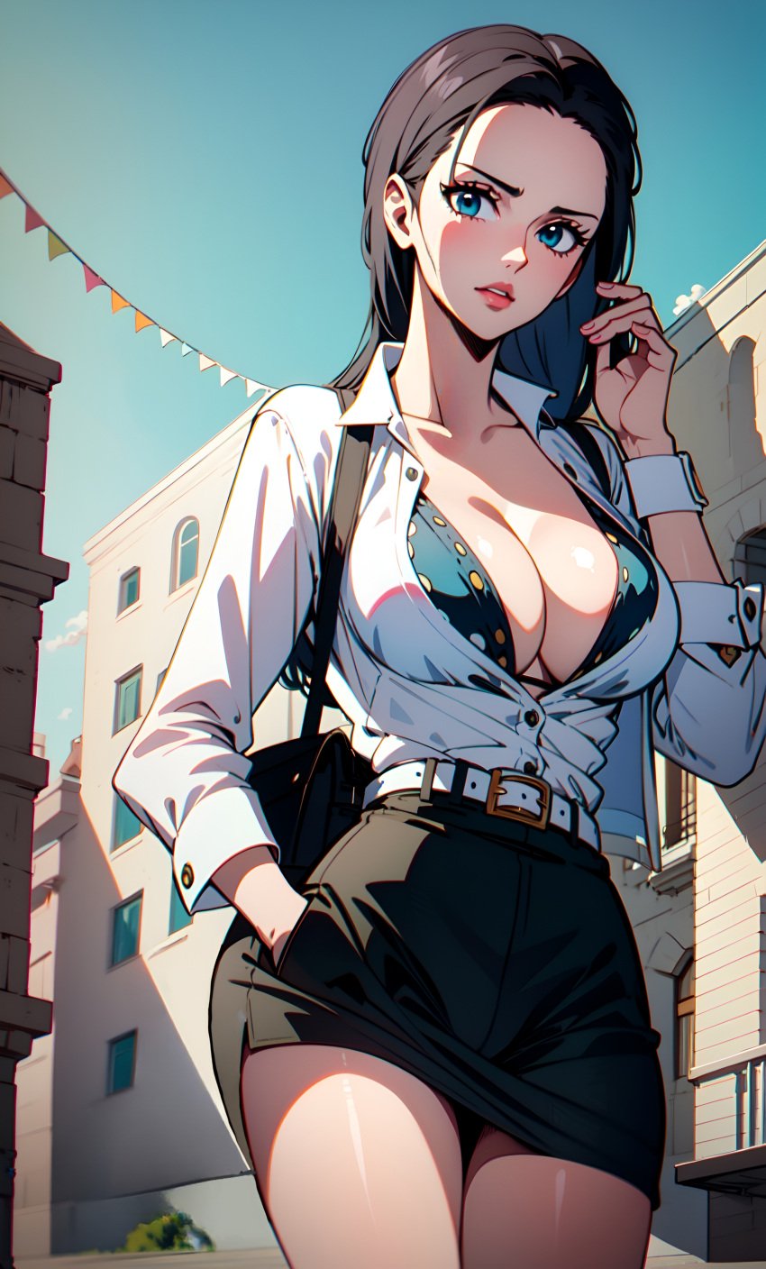 ai_generated female female_only nico_robin one_piece rusher_ai_art