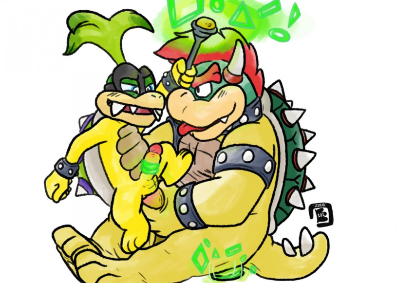 2boys age_difference anal animal balls bowser bowserboy101 furry iggy_koopa incest koopa koopaling koopalings male male_only mario_(series) multiple_boys nintendo penis sex yaoi