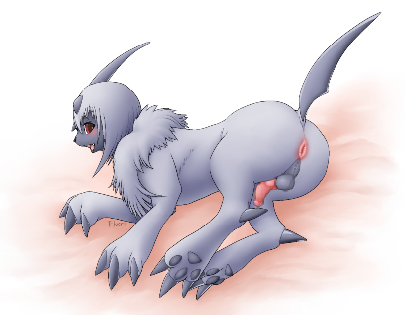 1boy absol flucra furry male male_only nintendo pokemon pokemon_(species) solo video_games