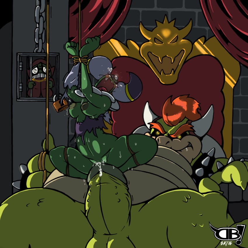 balls bowser bracelet breasts cackletta collar darkboss fawful female forced jewelry koopa male mario_(series) mario_and_luigi_(series) nintendo penis pussy rape scalie spike_collar straight video_games