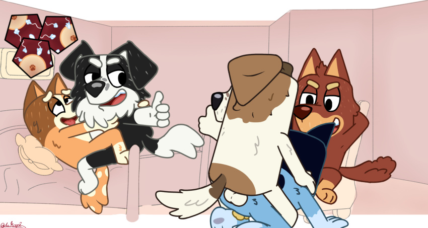 Bandit Heeler (Bluey (Series)) Rule 34 Image