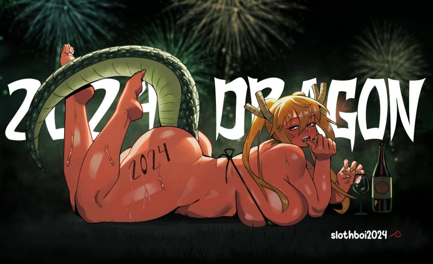 1girls 2024 absurd_res artist_name ass big_ass big_breasts blonde_hair bottomless bottomless_female bra breasts bubble_ass bubble_butt curvaceous curvy dragon_horns dragon_tail english english_text female female_focus horns horny huge_ass huge_breasts kobayashi-san_chi_no_maidragon large_ass large_breasts laying_down laying_on_stomach looking_at_viewer miss_kobayashi's_dragon_maid monster_girl mostly_nude mostly_nude_female new_year side_view slothboi solo solo_female solo_focus sonnynsfw tail text thick thick_ass thick_thighs tohru_(dragon_maid) voluptuous wine wine_bottle wine_glass writing_on_body year_of_the_dragon