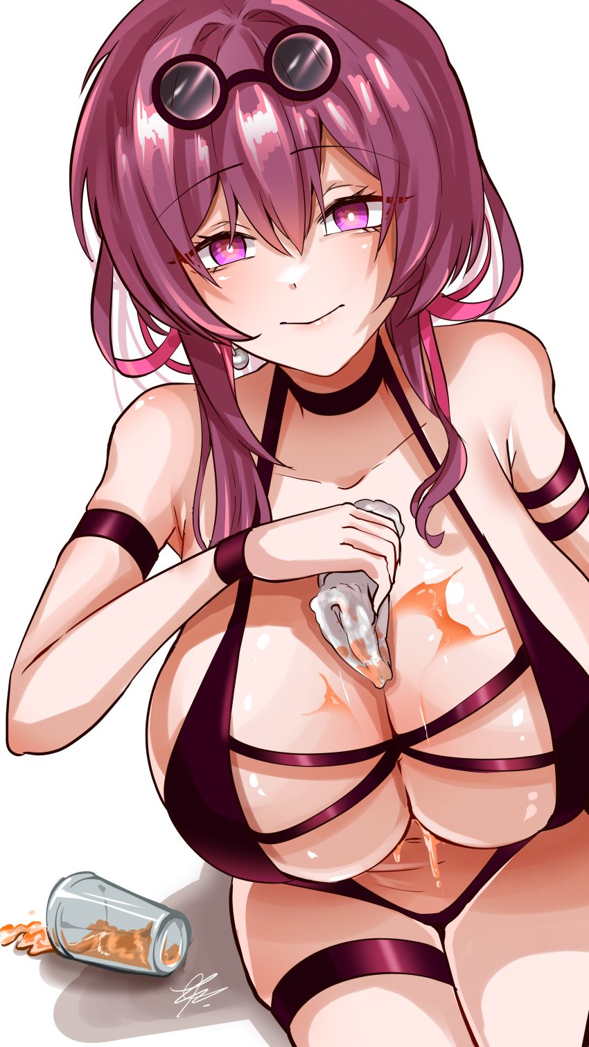 1girls artist_request big_breasts breasts busty curvaceous curvy curvy_body curvy_female female honkai:_star_rail huge_breasts kafka_(honkai:_star_rail) large_breasts nenana_(artist) smile smiling voluptuous