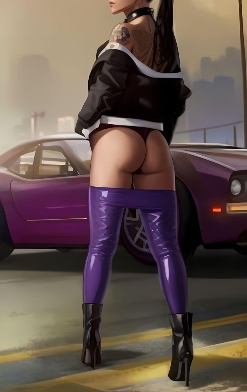 ai_generated ass grand_theft_auto gta_5 gta_online_female_character gta_v saints_row shaundi tight_pants