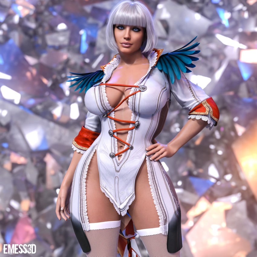 1girls 3d ass athletic athletic_female big_breasts breasts brown-skinned_female brown_body brown_skin bust busty capcom chest curvaceous curvy curvy_figure demon demon_girl devil_may_cry devil_may_cry_4 emess3d female female_focus fit fit_female gloria_(devil_may_cry) hips hourglass_figure humanoid large_breasts legs mature mature_female slim_waist thick thick_hips thick_legs thick_thighs thighs top_heavy top_heavy_breasts trish_(devil_may_cry) voluptuous voluptuous_female waist wide_hips