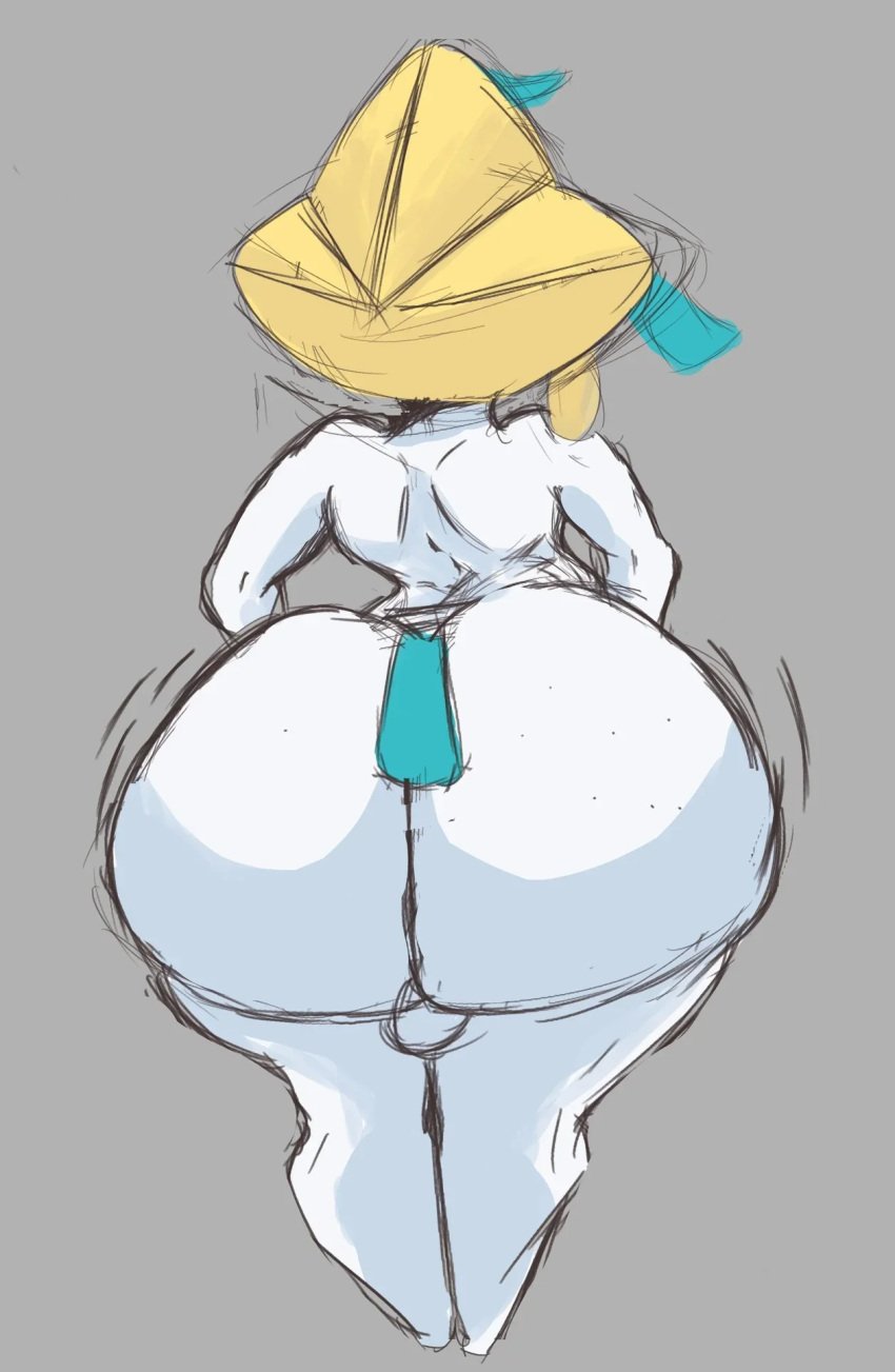 1boy ass big_ass big_butt bottom_heavy fat_ass femboy furry game_freak girly gothicc_komy_(artist) jirachi male male_only nintendo pokemon pokemon_(species) pokemon_rse thick_ass thick_thighs thin_waist wide_hips