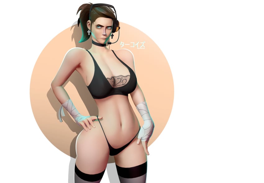 bikini breadblack femscout femscout_(alt_design) femscout_(hatless) hourglass_figure solo_female team_fortress_2 tf2 thighhighs valve