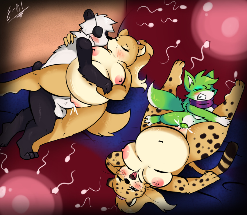 anthro areola balls bear benjamin_clawhauser big_breasts black_body black_nose blush bodily_fluids breasts canid canine canis cheetah class_zero cum cum_in_pussy cum_inside digital_media_(artwork) disney domestic_dog duo e-01 erection felid feline female female_penetrated fur genital_fluids genitals giant_panda green_body green_fur gynomorph gynomorph/female gynomorph_penetrating hair hi_res impregnation intersex intersex/female intersex_penetrating intersex_penetrating_female male male/female male_penetrating male_penetrating_female mammal mtf_crossgender multicolored_body multicolored_fur nipples nude ovum penetration penile penis pussy rule_63 sex shiba_inu simple_background sperm_cell spitz stiban_(character) two_tone_body two_tone_fur vaginal_penetration vaginal_penetration white_body white_fur wolf zero_one zootopia