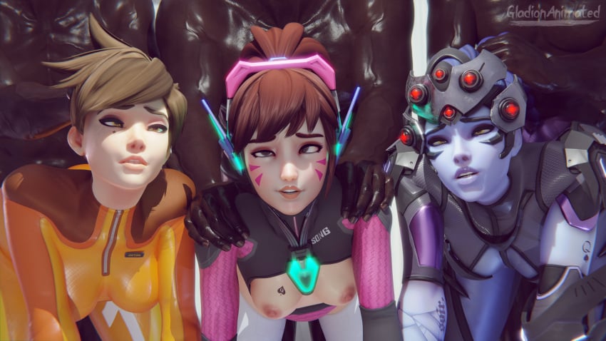 2024 3boys 3d 3d_(artwork) 3girls ahe_gao ambiguous_penetration amelie_lacroix artist_name blender blender_(software) blizzard_entertainment bodysuit breasts cheating d.va dark-skinned_male dark_skin doggy_style eyes_rolling_back facial_markings female from_behind_position gladionanimated hana_song headgear hi_res implied_anal interracial lena_oxton light-skinned_female light_skin male multiple_boys multiple_girls muscular_male netorare nipples overwatch overwatch_2 pleasure_face ponytail ponytail_hold pulling_hair purple_skin qos queen_of_spades submissive submissive_female tattoo tracer widowmaker