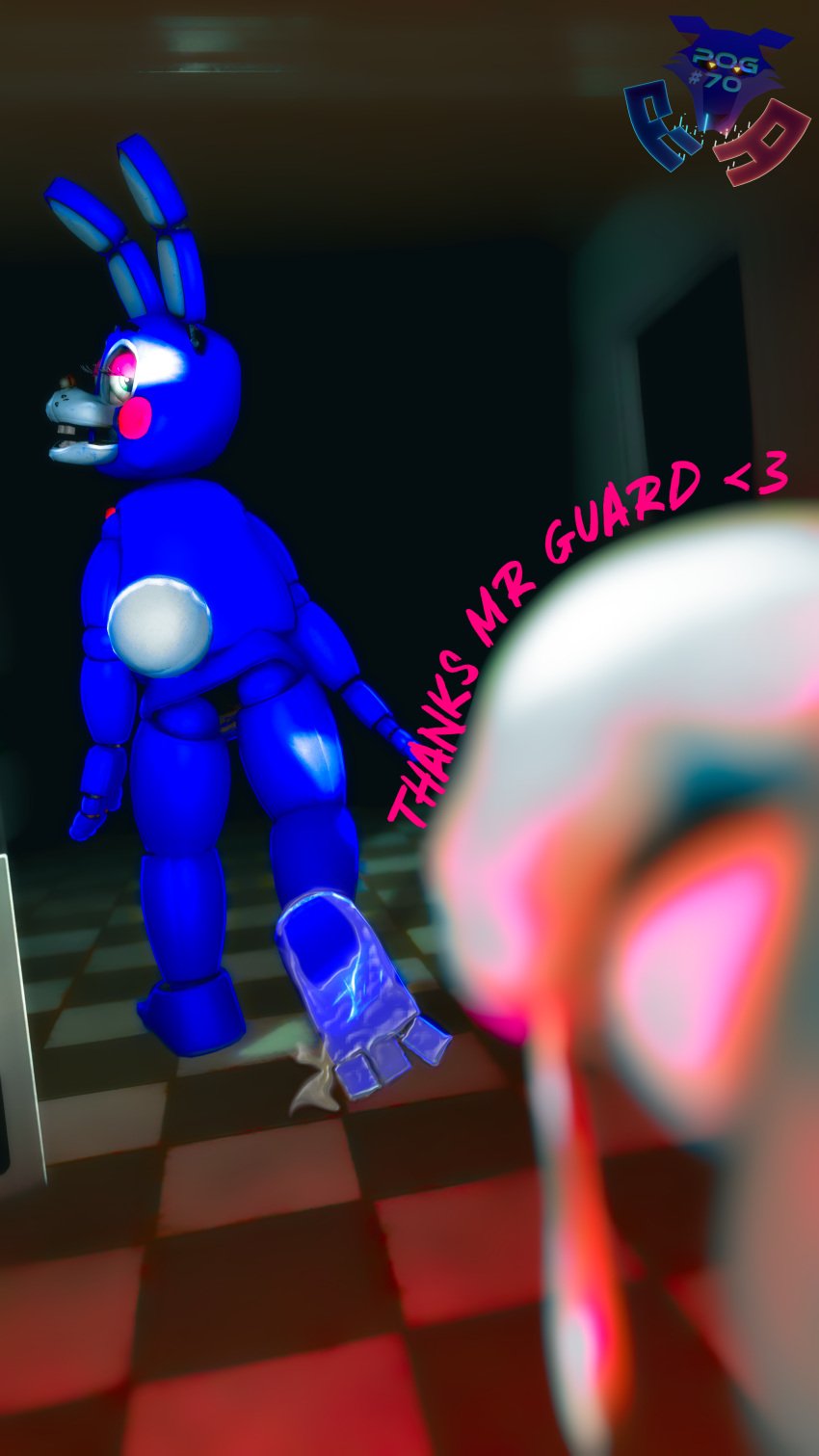 3d_(artwork) absurd_res digital_media_(artwork) feet five_nights_at_freddy's foot_fetish foot_play footjob hi_res rookieanimator210 scottgames sex source_filmmaker toy_bonnie_(fnaf)