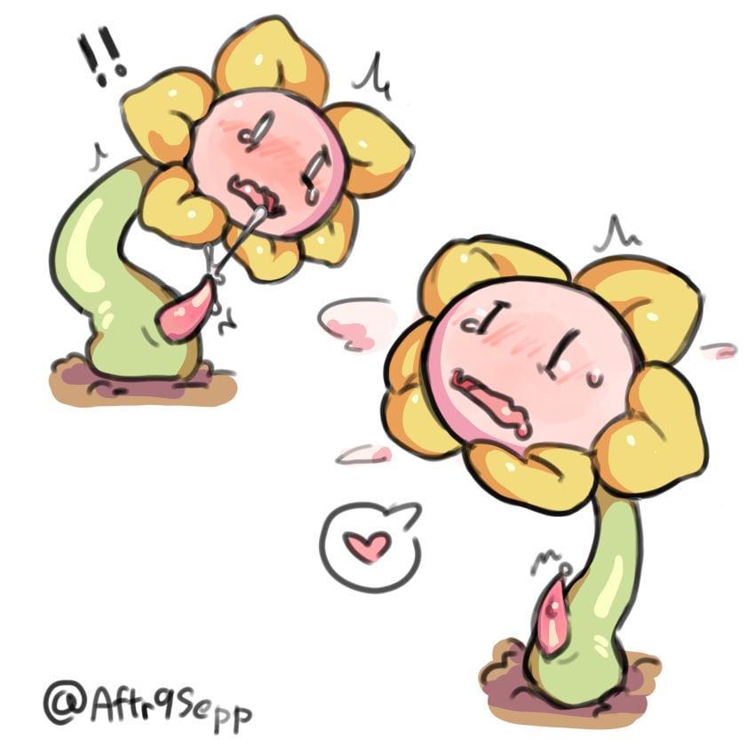 2d cum flower flowey_(undertale) flowey_the_flower male male_only plant solo tagme undertale undertale_(series)