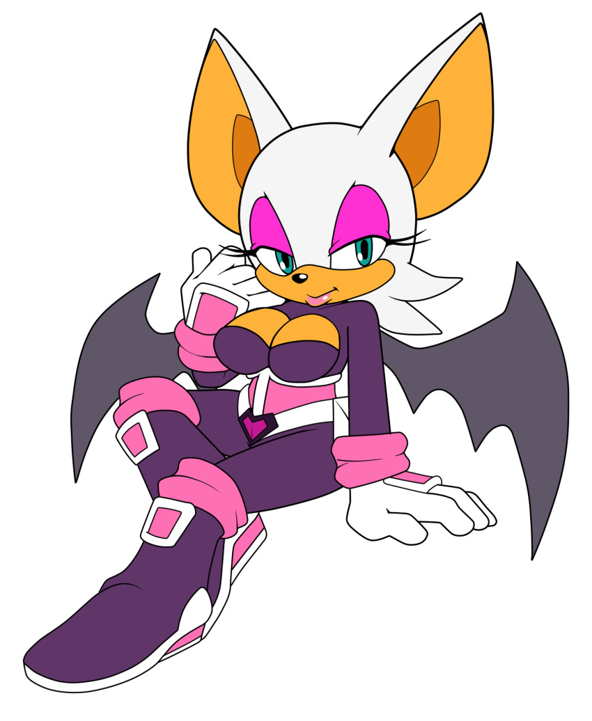 1girls anthro arm_support bat_ears bat_humanoid bat_wings big_breasts blue_eyes bodysuit breasts cleavage clothes clothing eyelashes furry gloves half-closed_eyes leatherruffian looking_at_viewer on_model pink_lips pink_lipstick rouge_the_bat rouge_the_bat_(heroes) sega sonic_(series) sonic_heroes sonic_the_hedgehog_(series) thick_thighs transparent_background uniform wide_hips