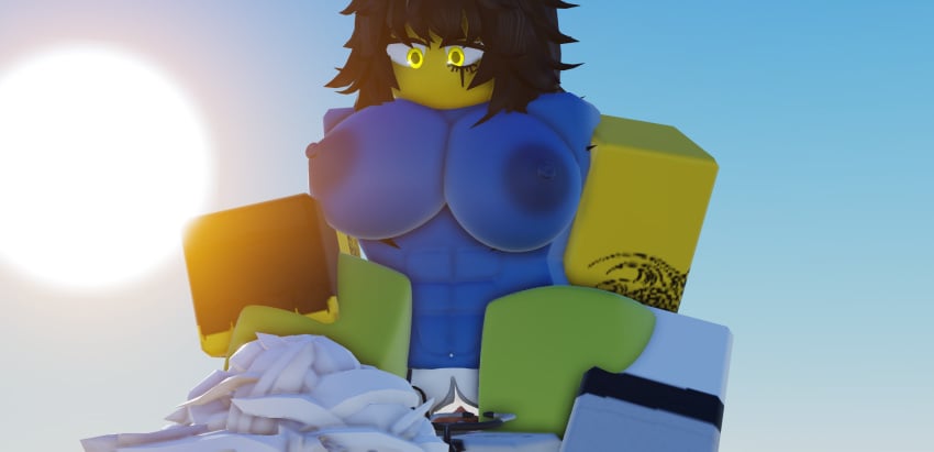 1boy 1boy1girl 1girls 3d animal_genitalia auninow big_breasts breasts dummies_vs_noobs female fox furry human_on_anthro male male/female muscular muscular_female noob roblox roblox_game robloxian rule_63 source_request sparta_(dummies_vs_noobs) straight tagme tattoo thetrulyunfunny