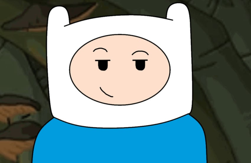 1boy 1girls adventure_time animated anonymanonymus clothed clothing cunnilingus cunnilingus_gesture eating_pussy finn_the_human huntress_wizard licking_pussy shaved_pussy tongue