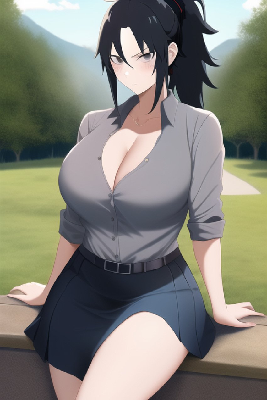 ai_generated genderswap_(mtf) naruto rule_63 rule_63 sasuko