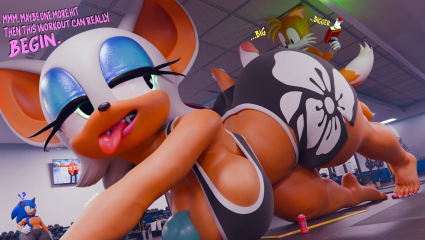 3d 3d_(artwork) 3d_model big_ass female gullygulson huge_breasts macro male mobian mobian_(species) mobian_bat nottanj overflowing_breasts rouge_the_bat rouge_the_bat_(nottanj) rouge_the_rider sega sideboob sonic_(series) sonic_adventure_2 sonic_the_hedgehog sonic_the_hedgehog_(series) tails_the_fox wide_hips