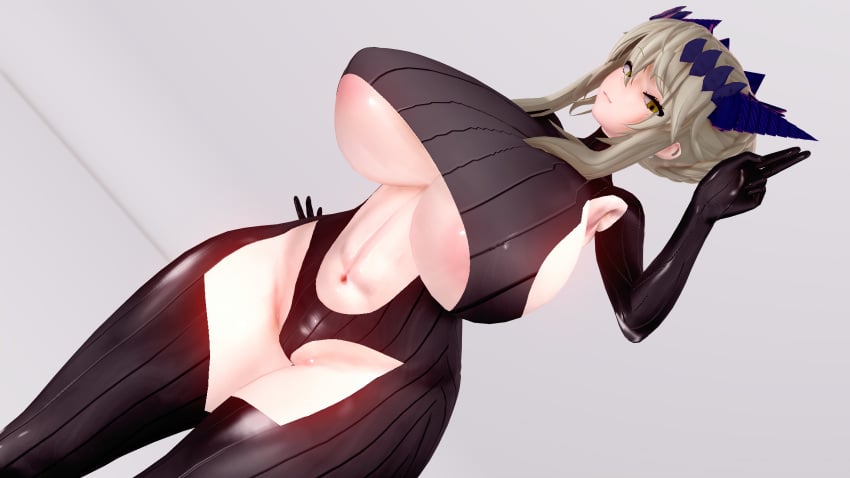 1girls 3d areola_slip areolae artoria_pendragon artoria_pendragon_(lancer) artoria_pendragon_(lancer_alter) big_breasts big_thighs blush breasts busty fate/grand_order fate_(series) female female_only huge_breasts huge_thighs koikatsu large_breasts large_thighs navel thick_thighs thighs voluptuous zangoro