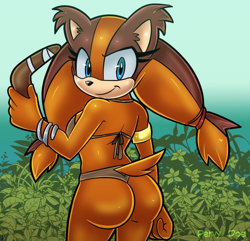 1girls female pervydoe solo solo_female sonic_(series) sonic_the_hedgehog_(series) sticks_the_badger tagme