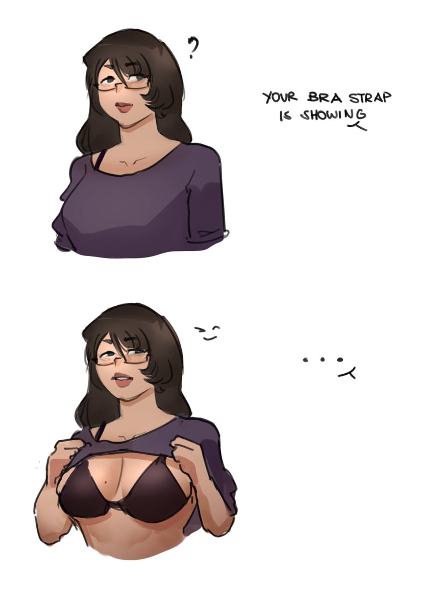 Bra Strap Is Showing (Meme) Rule 34 Image