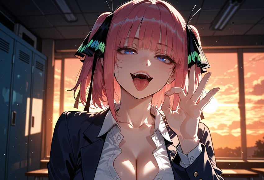 Nakano Nino (Go-Toubun No Hanayome) Rule 34 Image