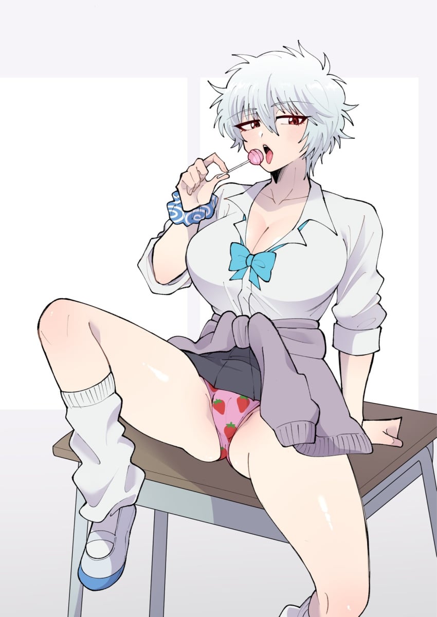 Gintoki Sakata (Gintama) Rule 34 Image