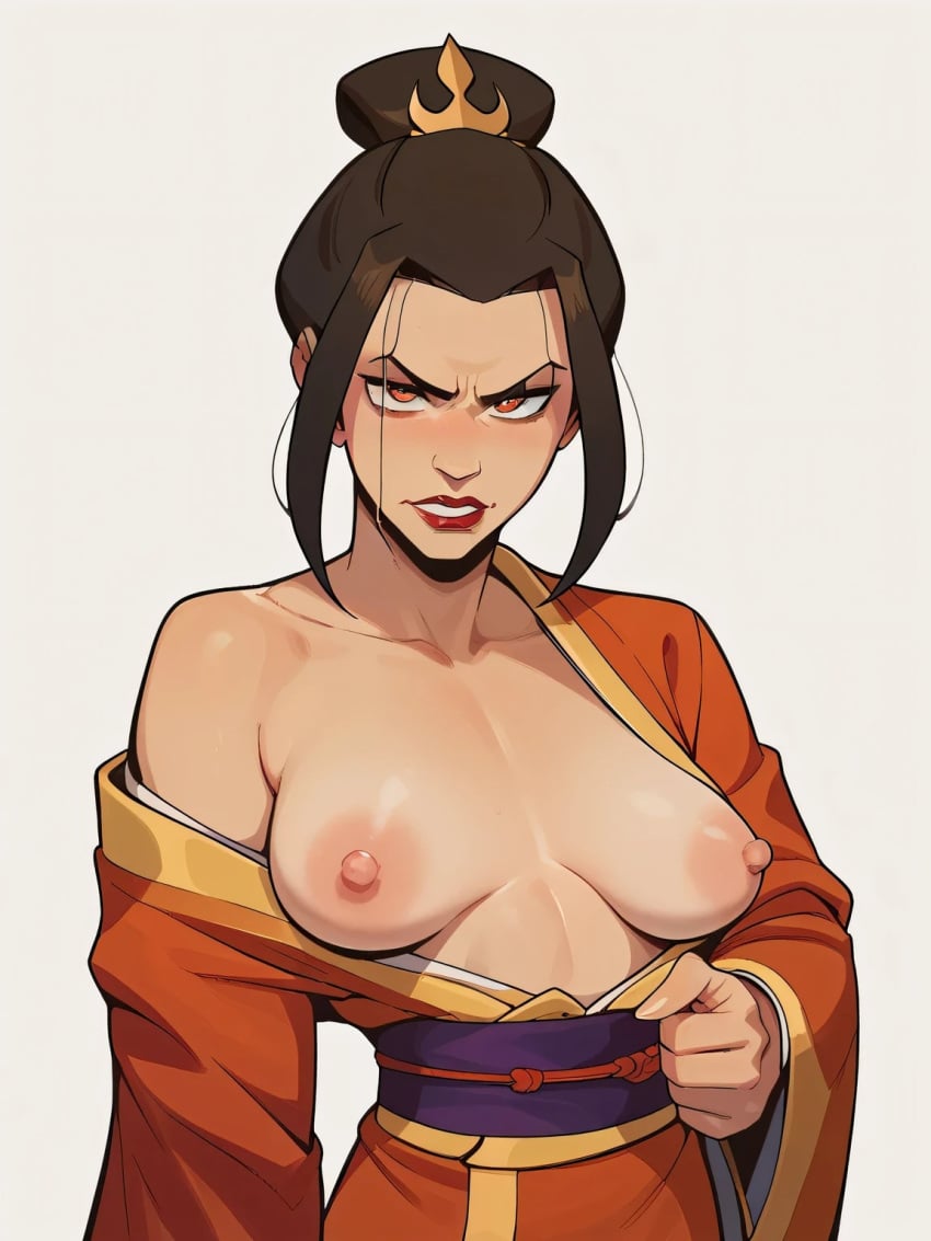 1girls ai_generated avatar_legends avatar_the_last_airbender azula breasts exposed_breasts female female_only fire_nation mommy nickelodeon royalty solo userisbad