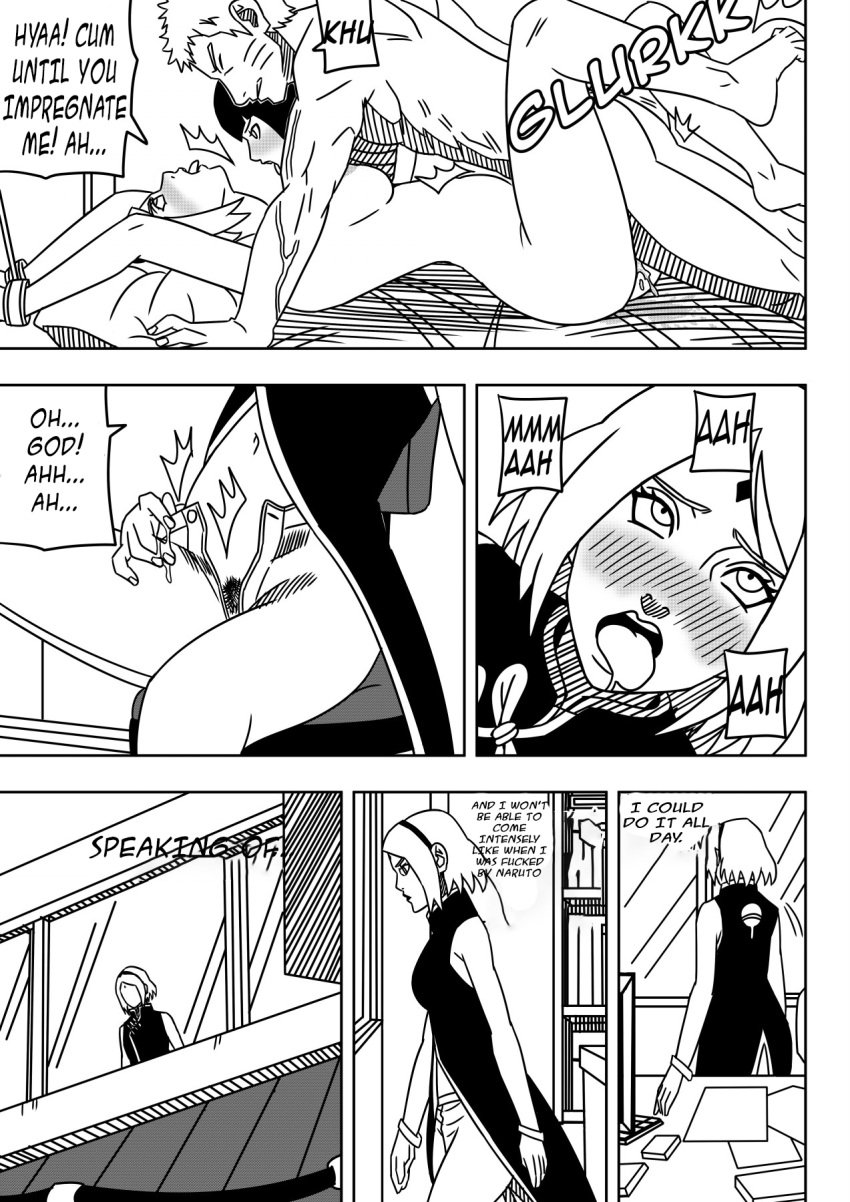 1boy 2boys 2girls 3_panel_comic after_fingering after_masturbation after_sex after_vaginal ahe_gao bondage boruto:_naruto_next_generations cheating cheating_wife clone comic dress endured_face english_text english_translation flashback foursome group group_sex horny horny_female husband_and_wife hyuuga_hinata impregnation_request leg_lock male/female male_penetrating male_penetrating_female missionary missionary_position moan moaning monochrome naruto naruto_(series) netorare ninrubio notes_translation ntr open_pants prone prone_bone pubic_hair remembering sakura_haruno shadow_clone solo solo_female solo_focus story swingers talking_to_partner text tied_hands tied_up translated unbuttoned unbuttoned_pants uzumaki_naruto vagina vaginal_masturbation vaginal_penetration vaginal_sex