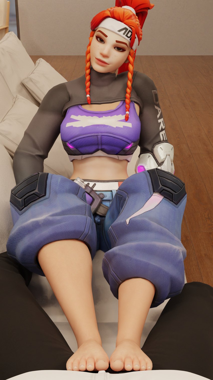 1boy 1boy1girl 1girl1boy 3d 3d_(artwork) 3d_background 3d_model 3d_render 4k antifragile_bb brigitte brigitte_lindholm clothed curvy curvy_ass curvy_body curvy_female curvy_figure curvy_hips feet feet_focus feet_out_of_frame feet_together female foot_fetish foot_focus foot_on_crotch foot_play foot_worship footjob hi_res highres imminent_footjob kazworksnsfw le_sserafim looking_at_another looking_at_partner male overwatch overwatch_2 pov pov_eye_contact pov_male seducing seduction seductive seductive_body seductive_eyes seductive_gaze seductive_look seductive_mouth seductive_pose seductive_smile sexy soles toes