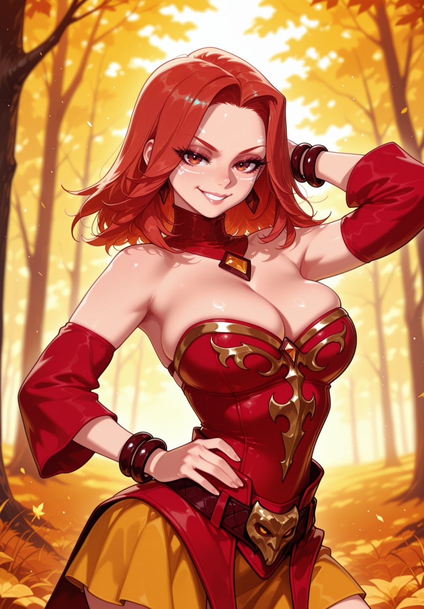 Lina (Dota 2) Rule 34 Image