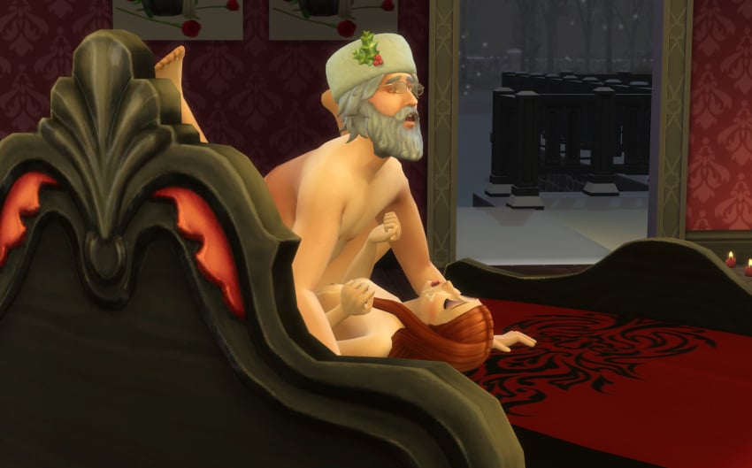 creampie cum cum_inside father_christmas female hidden_sex holidays missionary missionary_pose missionary_position missionary_sex missionary_style morgan_fyres older_male older_man_and_teenage_girl older_penetrating_younger santa_claus the_sims the_sims_4 the_sims_townies townies