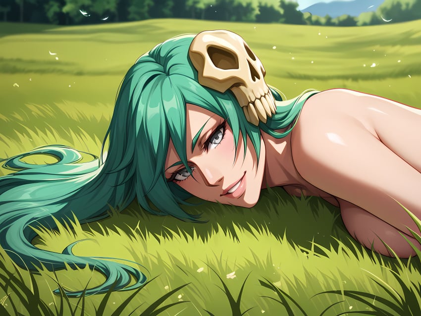 1girls ai_generated bleach bleach:_the_thousand-year_blood_war breast breasts breasts_out completely_naked completely_naked_female completely_nude completely_nude_female curvaceous curvaceous_body curves curvy curvy_body curvy_female curvy_figure exposed exposed_breast exposed_breasts female female_only green_hair hourglass_figure infiniteskull light-skinned_female light_skin naked naked_female nelliel_tu_odelschwanck nude nude_female solo solo_female topless topless_female voluptuous voluptuous_female