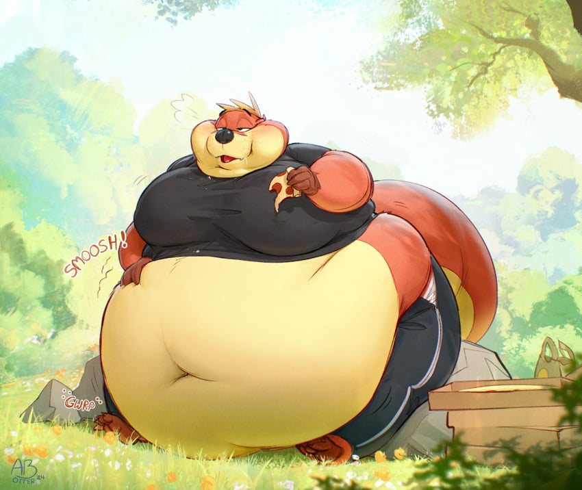 1boy 2024 a.b._(abthegreat) abthegreat anthro belly belly_overhang bhm big_belly detailed_background double_chin eating fat fat_anthro fat_arms fat_belly fat_fetish fat_man fat_rolls fat_thighs fatfur food furry gigantic_belly huge_moobs male_focus male_only moobs morbidly_obese morbidly_obese_anthro morbidly_obese_male obese obese_anthro obese_male onomatopoeia otter otter_boy overweight overweight_anthro overweight_male pizza ssbhm thick_thighs thighs wide_hips