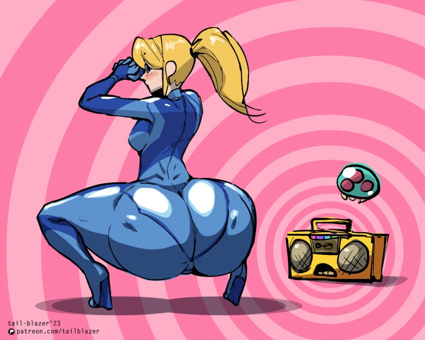 1girls 2d 2d_animation animated animated_gif ass ass_clapping ass_expansion big_ass blonde_hair bottom_heavy bouncing_ass bubble_butt clapping_cheeks crouching fat_ass female female_focus gif gold_boombox_(prevence) huge_ass hypnosis jiggle jiggling_ass large_ass metroid metroid_(creature) samus_aran squatting tail-blazer thick_ass thick_thighs twerk_hypnosis twerking wide_hips zero_suit_samus