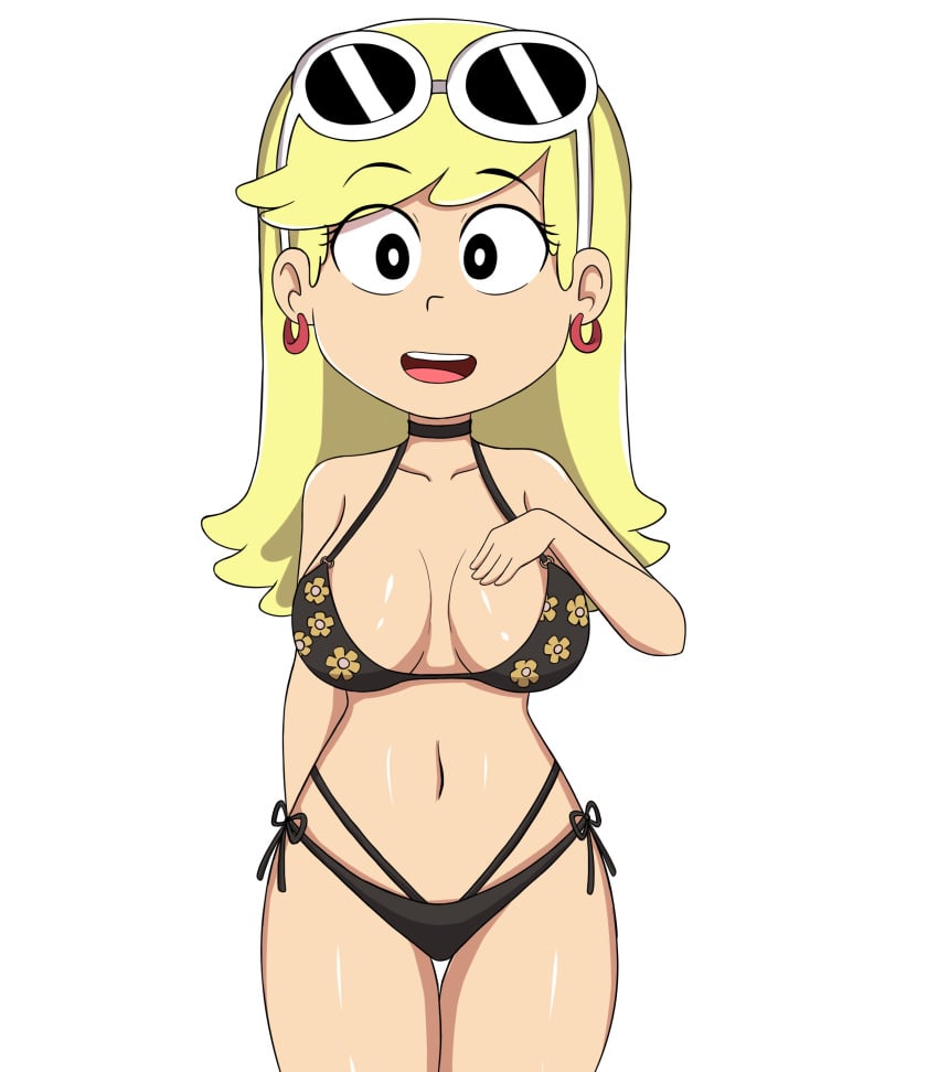 aged_up belly belly_button blauh_o breasts cleavage clothed clothing leni_loud nickelodeon the_loud_house