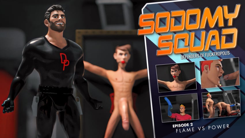 anal anal_sex gay oral sodomy_squad superhero