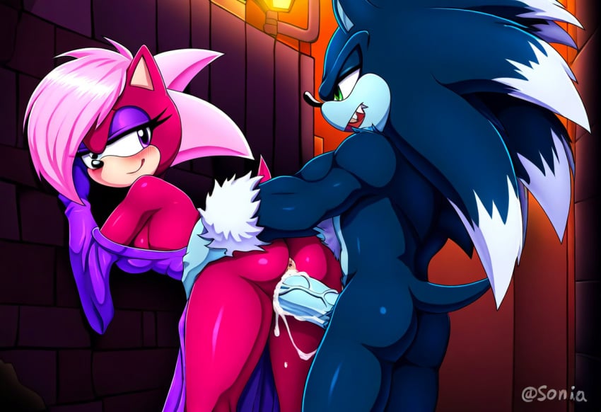 ai_generated ass blue_body breasts incest incest_(lore) magenta_fur male/female novelai pink_hair sex sonia_the_hedgehog sonic_(series) sonic_the_hedgehog sonic_the_hedgehog_(series) sonic_underground sonic_x_sonia straight veiny_penis