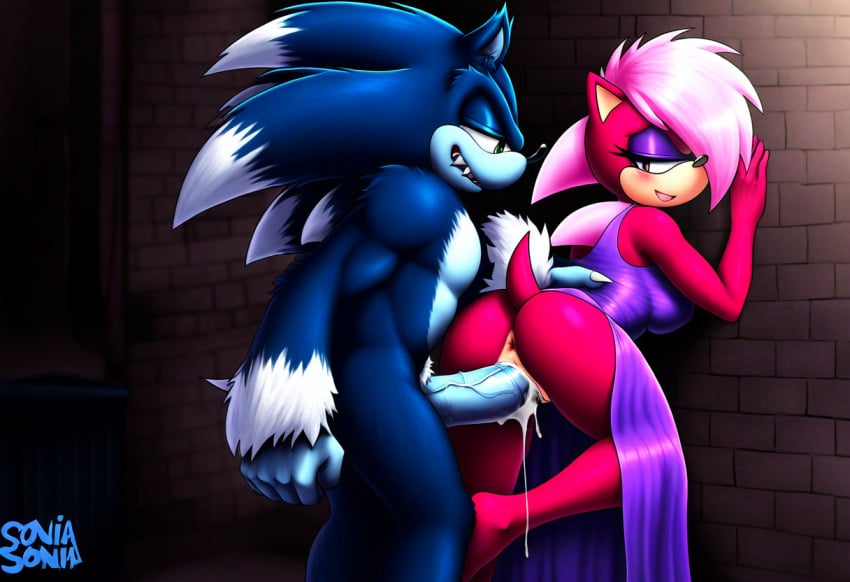 ai_generated ass blue_body breasts incest incest_(lore) magenta_fur male/female novelai pink_hair sex sonia_the_hedgehog sonic_(series) sonic_the_hedgehog sonic_the_hedgehog_(series) sonic_underground sonic_x_sonia straight veiny_penis