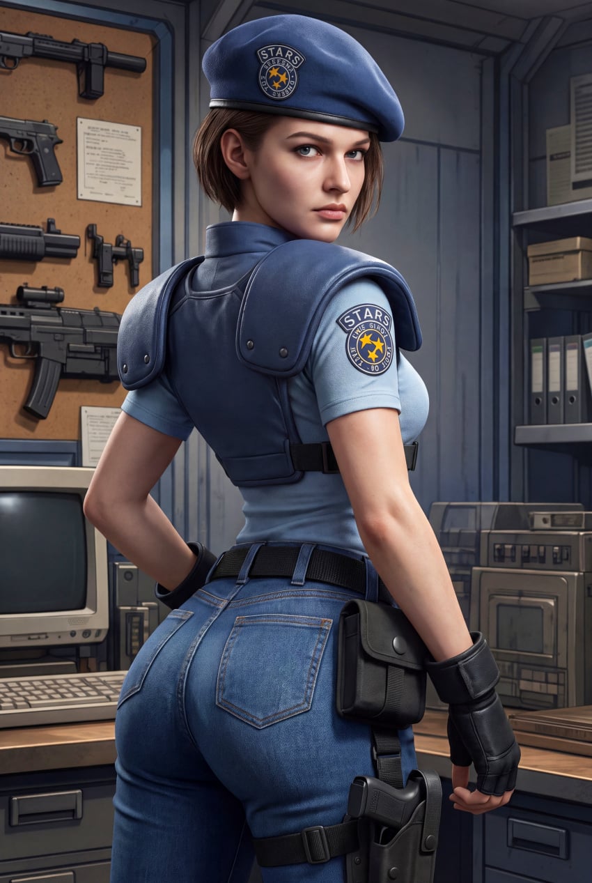 Jill Valentine (Capcom) Rule 34 Image