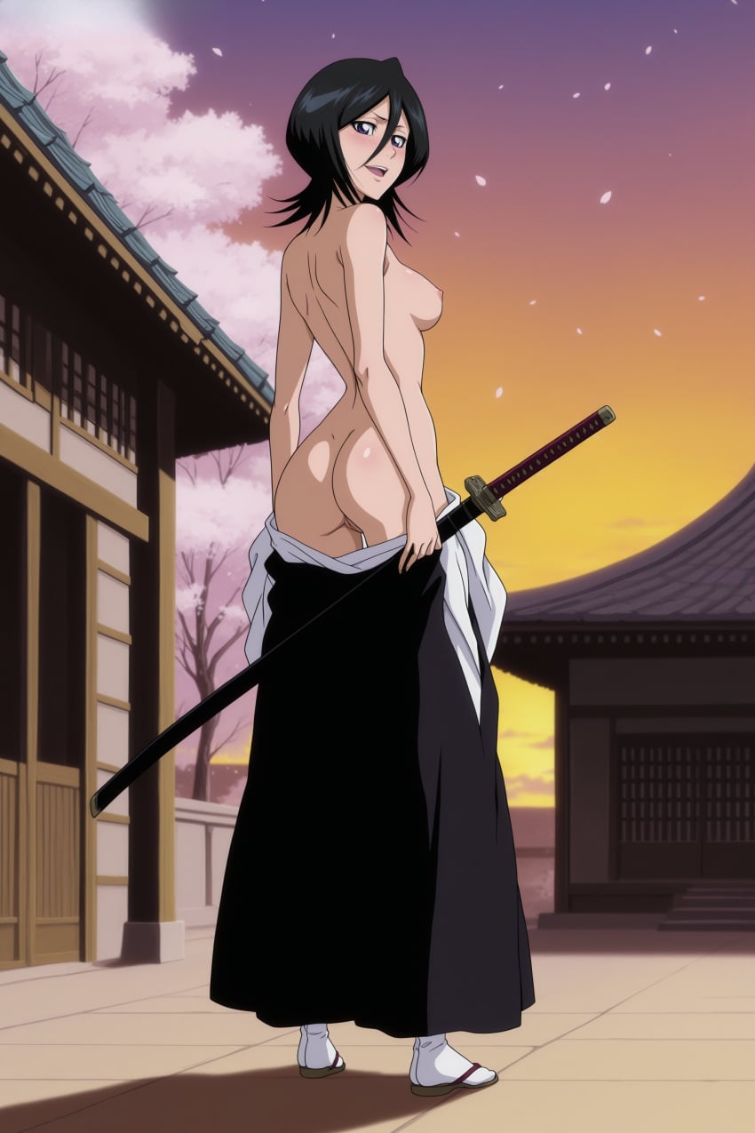 Rukia Kuchiki (Bleach) Rule 34 Image